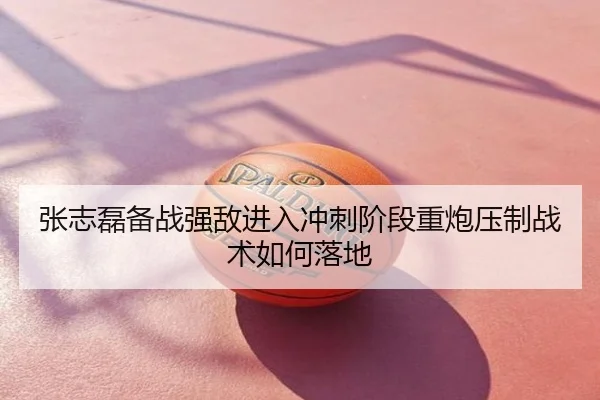 张志磊备战强敌进入冲刺阶段重炮压制战术如何落地